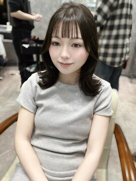 シエテ 津田沼(Siete) ホワイトグレージュ/デジタルパーマ/チェリーブラウン/津田沼