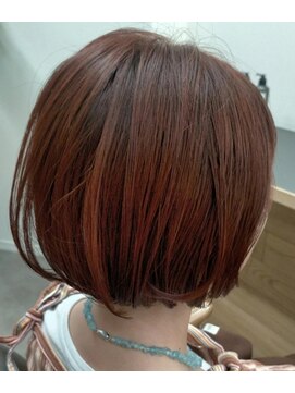 ノカプロダクトバイブレイク(noca. product by BREK) ミニボブ　オレンジ