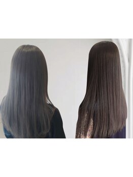 透明感&ツヤ感たっぷりの最旬カラーが叶う♪トレンドを取り入れたあなただけのカラーデザインを提供＊