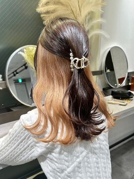 ロイス 神宮前(ROIS) ミルクティーベージュ/ダブルカラー/ケアブリーチ/ハイトーン