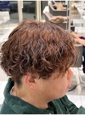波巻きパーマ