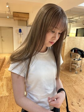 ギャザー 豊橋(Gather) サラサラハイトーンカラー