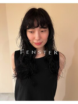 フェンスター(Fenster) パーマ/顔周りレイヤー/ウェーブロング