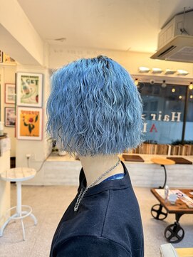 ヘアー アレス(hair ales) ブリーチパーマ　ボブパーマ　ショートパーマ