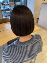 ナイアバイアヌエヌエ(naia by anuenue)&nbsp;ミニボブ×チョコレートブラウン