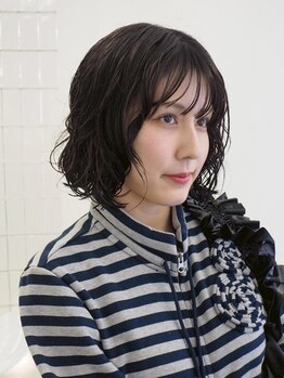 ワビ(wabi)の写真/ブリーチをしていてパーマを当てられなかった方も◎ブリーチ毛にも優しい薬剤で極力ダメージレスに施術。