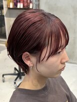 エリマ 調布(elima) 調布イルミナカラーレイヤーボブウルフショートカットベージュ