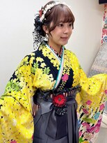 ヘアセットアップス(UP's) 嬉し悲し思い出卒業式♪『可愛く袴着付けて可愛いヘアセットで』