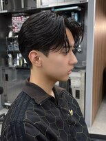 エルマーク 京都駅前(L-MARK) ニュアンスパーマ/センターパート/マッシュ/カルマパーマ/メンズ