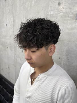 メルシー トータル ブランディング サロン(merci TOTAL BRANDING SALON) スペインカール風メンズシャドウパーマ