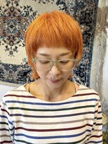 スタンダード(STANDARD)&nbsp;オレンジカラー&マレットヘア◎