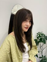 ジーナ 福岡天神(Zina) 韓国風/レイヤーカット/透明感カラー/顔周りカット