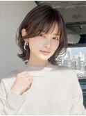 【イエベ秋】垢抜け耳かけショートボブ×オリーブグレージュ