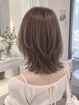 ネオリーブ モカ 川崎チネチッタ店(Neolive mocca)&nbsp;ミディアム韓国レイヤースタイル