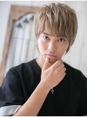 モテ髪のサイドパートショートD