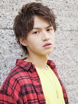 ブルーダー(Bruder)&nbsp;ショートミディマッシュアップバング　ツーブロック　3