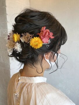 ベルビアンカ(Belle BIANCA) Belle BIANCA シニヨンヘア お呼ばれヘア 卒業式  by.Tomoe