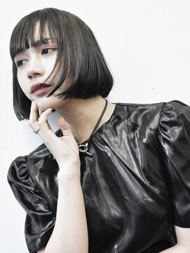 ココ 原宿(KOKO) #大人ガーリー#ダークアッシュ#ミディアムレイヤーカット