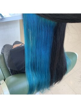 シュウ 高浜店(Shu) ブルーインナーカラー