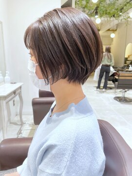 アンサム 三軒茶屋(UNSOME) 上質ショートボブ/ショコラブラウンカラー/豊岡