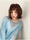 ほつれ感がかわいい ミディアムパーマ 代官山 中目黒 恵比寿