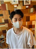 メンズ/爽やかアップバング