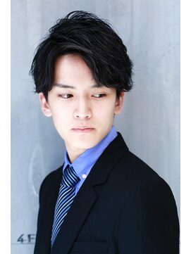 クリフ バイ リップス ヘアー(CLIF by LIPPS hair) ビジネス　かき上げ　ツーブロック　メンズヘア