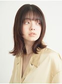 外ハネボブ/エギョモリ/菱形ボブ/ペールベージュ[新宿]