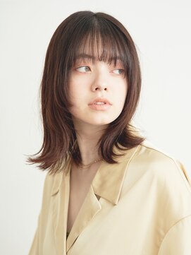 ルクスドレ 新宿(Luxe doree') 外ハネボブ/エギョモリ/菱形ボブ/ペールベージュ[新宿]