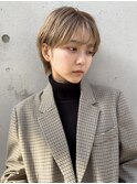 【梅田 茶屋町】ミルクティーグレージュ/ウェーブヘア