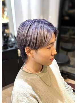 ノイセカンド 経堂(noi 2nd.) センターパート×シャドールーツカラー(ヴァイオレット)