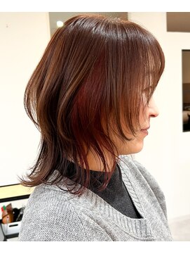 フリッカ(Flicka) ウルフレイヤー×イヤリングカラーレッド