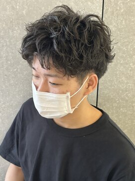 ニアウ 太田店(Niau) メンズパーマメンズショートスパイキーショートアイブロウ太田