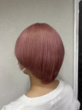 プライズ 成増店(prize) ピンクベージュシアーカラーショート成増地下鉄成増大山