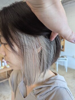 エン(EEN)の写真/トレンド×透明感カラーで理想以上のスタイルに…☆個性を活かしたデザインカラーはEENにお任せ♪