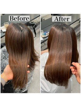 リラエ(North Lyrae) 髪質改善縮毛矯正Before/After♪