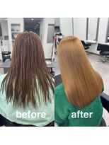 ガルボヘアー 桟橋店(garbo hair)&nbsp;髪質改善 くせ毛 ストレート 縮毛矯正 艶髪 ロング 湿気対策