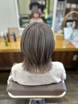 エルパライソ 鯖江店(Elparaiso)&nbsp;グレージュカラー/色落ちブロンド/ブリーチあり/髪質改善