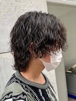 ジーニー 新百合ヶ丘(Genie)&nbsp;フェザーパーマサーフカール刈り上げセンターパート