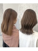 大人のまろやかグレージュブラウン