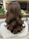 レイヤーカット/顔周りカット/顔周りレイヤー /韓国風パーマ