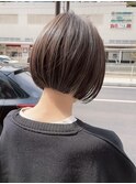 ミニボブ/ショートボブ/丸みショート/くすみカラー/豊中庄内