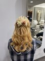 インデックスヘアー 錦糸町店(in'dex hair) 王道ふわふわハーフアップ