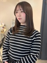 スティル ヘアアンドアイラッシュ(STILL hair&eyelash)&nbsp;【西塔】透け感たっぷりオリーブグレージュ×レイヤーカット
