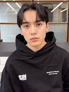 ソアメンズ 渋谷(soar men's) ◎ニュアンスパーマ×センターパートで旬顔オシャレメンズ