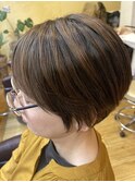 丸みショート