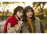 【トップがぺたんとする・頭皮が気になる方へ】カット+oggiottoヘッドスパ