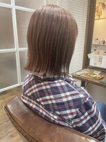 エチカ(ethica) 大人ナチュラルボブ×艶感ピンクブラウン