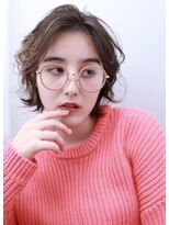 ネオリーブ チロル 横浜西口店(Neolive CiroL.) くせ毛ニュアンス風ショートボブパーマ