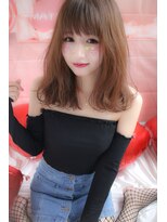 マーリャヘアー(mallia hair) ゆるふわアッシュグレージュセミロングby塚本あつし